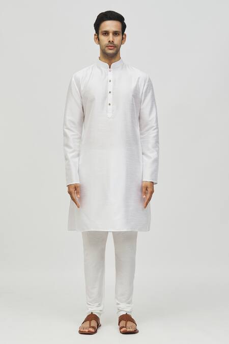 Arihant Rai Sinha Cream Rayon, Silk Embroidery, Sequins Floral Bundi And Kurta Set Online at Aza Fashions Arihant Rai Sinha_Cream Rayon, Silk Embroidery, Sequins Floral Bundi And Kurta Set _Online_at_Aza_Fashions