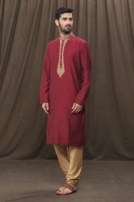 Samyukta Singhania Mandarin Collar Kurta Set 