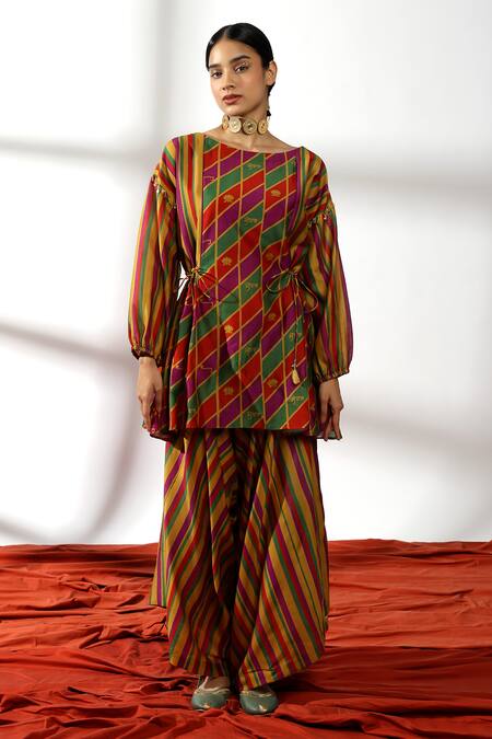 Leela By A Abstract Slice Print Kurta With Palazzo 