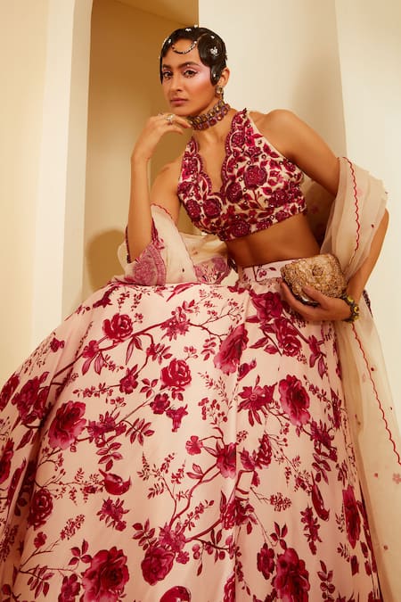 Sachkiran Bimbra Cezzane Printed Lehenga Blouse Set 