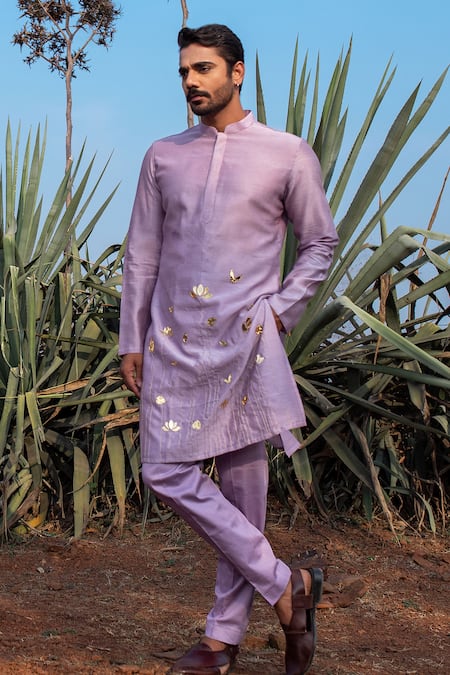 Runit Gupta Kingdom Hand Embroidered Kurta Set 