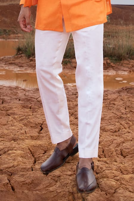 Buy Runit Gupta Orange Bundi Chanderi Silk Hand Dyed Boat And Palm Tree Motifs Kurta Set Online at Aza Fashions Buy_Runit Gupta_Orange Bundi Chanderi Silk Hand Dyed Boat And Palm Tree Motifs Kurta Set _Online_at_Aza_Fashions