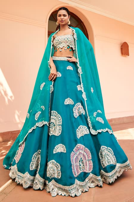 Osaa by Adarsh Dori Embroidered Bridal Lehenga Set 