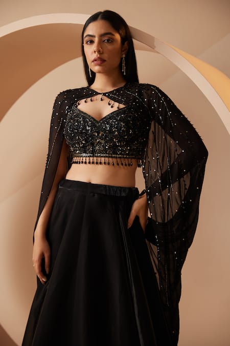 Black Sequins Work Lehenga Choli for Women, Indian Reception Lehenga, Party  Wear Lehenga, Ready to Wear Stitched Lehenga Blouse - Etsy