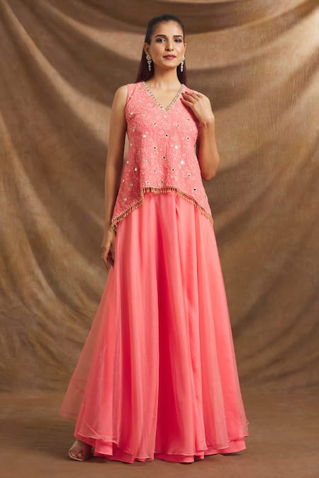 French Novelty: La Femme 31539 Twist Knot Cut Out Top Prom Dress