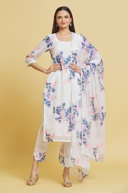 Samyukta Singhania Floral Print Kurta Set 