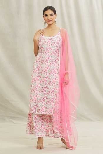 Khwaab By Sanjana Lakhani Floral Print Kurta Pant Set 