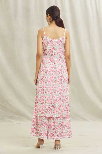 Khwaab By Sanjana Lakhani Floral Print Kurta Pant Set 