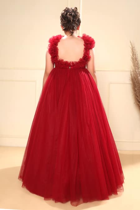 Littlecheer Pearl Embellished Bodice Gown 