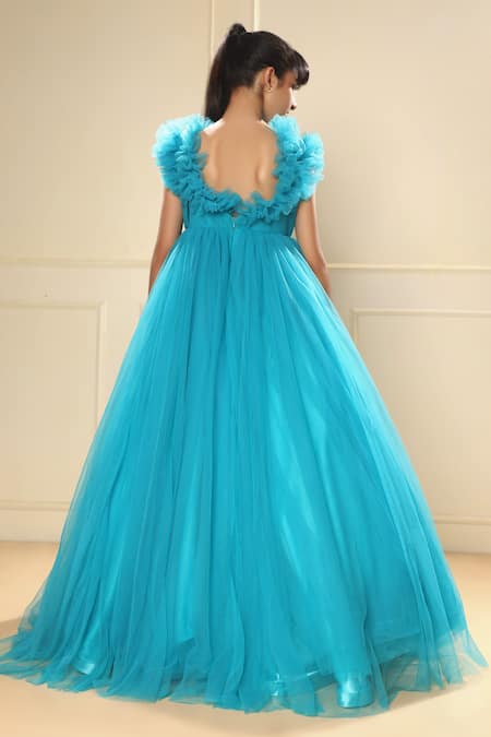 Littlecheer Pearl Embellished Bodice Ball Gown 