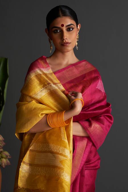 Kanchivaram silk saree Rich pallu with blouse - Raj Silk Villa