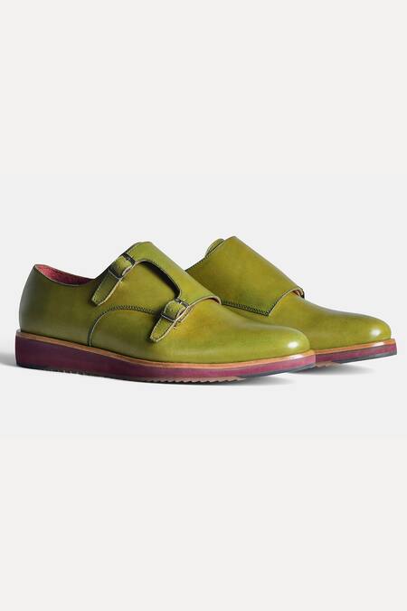 Green 2024 monk strap