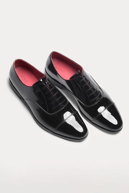 Todd Snyder x Sanders Gibson Derby Black Patent Leather