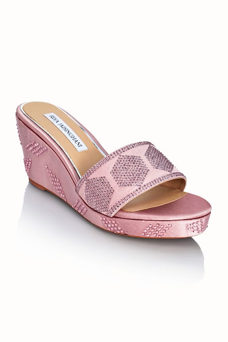 Riya Jaisinghani Aadya Crystal Embellished Wedges 