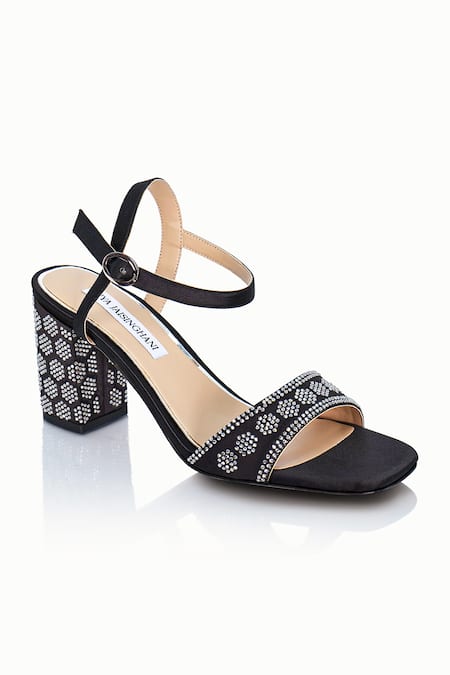 Riya Jaisinghani Ava Crystal Embellished Heels 