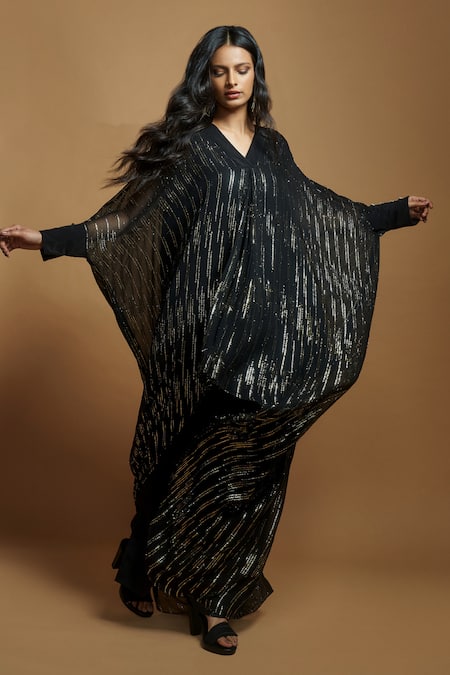 Style Junkiie Gota Embroidered Asymmetric Tunic 