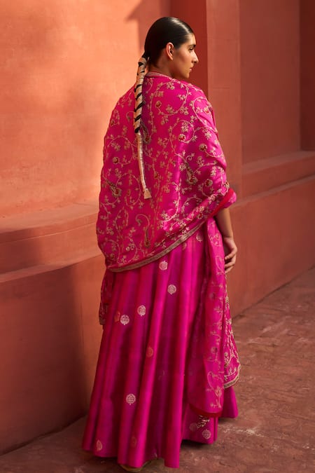 Punit Balana Placement Marodi Work Anarkali Set 