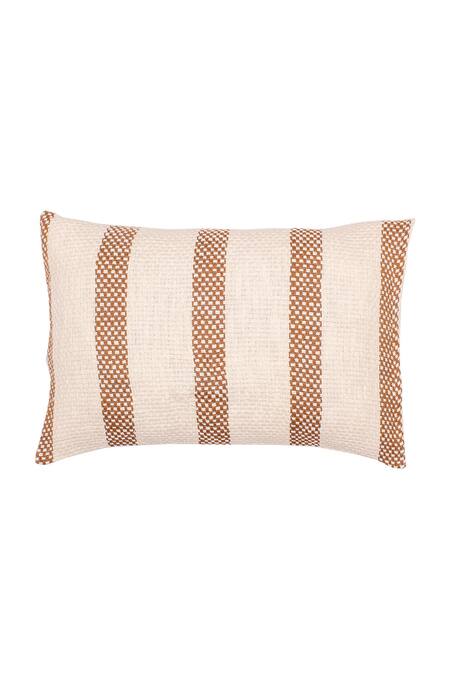 House This Brown Cotton Woven Shivalik Linear Bedcover Set at Aza Fashions House This_Brown Cotton Woven Shivalik Linear Bedcover Set_at_Aza_Fashions