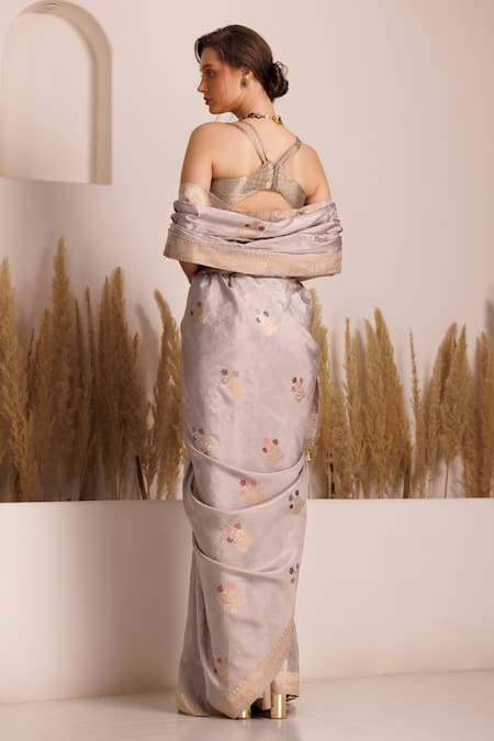 Chhaya Mehrotra Mudra Buta Banarasi Saree With Blouse 