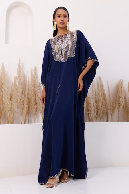 Chhaya Mehrotra Julia Brocade Yoke Kaftan 