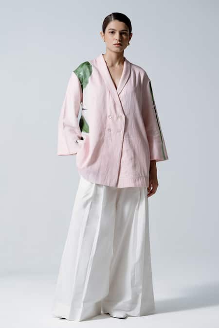OFRIDA Blooming Printed Jacket & Pant Set 