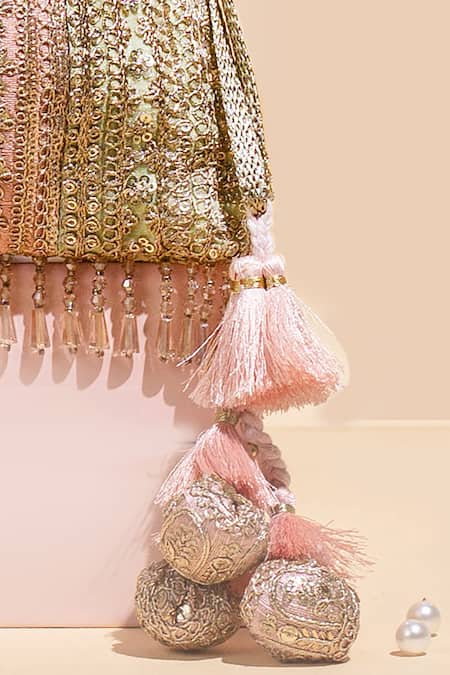 Buy Amyra Pink Pearls, Zari, Embroidery Naaz Sequin Potli Online at Aza Fashions Buy_Amyra_Pink Pearls, Zari, Embroidery Naaz Sequin Potli _Online_at_Aza_Fashions