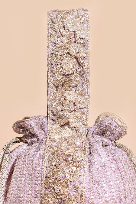 Amyra Purple Zari, Embroidery Tara Zardozi Potli Online at Aza Fashions Amyra_Purple Zari, Embroidery Tara Zardozi Potli _Online_at_Aza_Fashions