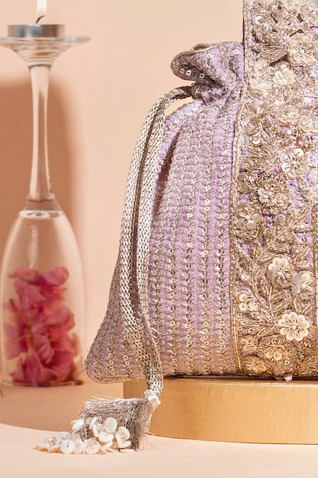 Buy Amyra Purple Zari, Embroidery Tara Zardozi Potli Online at Aza Fashions Buy_Amyra_Purple Zari, Embroidery Tara Zardozi Potli _Online_at_Aza_Fashions