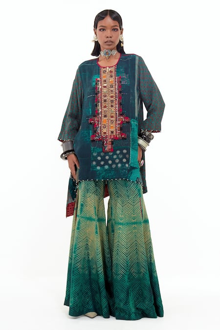 ASEEM KAPOOR Mitra Printed Kurta & Sharara Set 