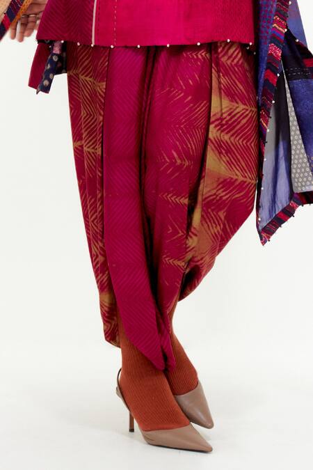 Buy Aseem Kapoor Pink Cotton, Silk, Muslin Beads, Mitra Tribal Embroidered Yoke Kurta Set Online at Aza Fashions Buy_Aseem Kapoor_Pink Cotton, Silk, Muslin Beads, Mitra Tribal Embroidered Yoke Kurta Set _Online_at_Aza_Fashions