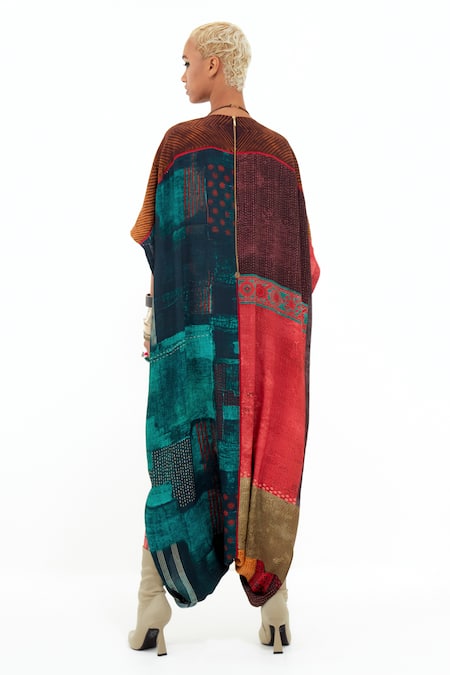 Aseem Kapoor Vaayu Embellished Yoke Kaftan Jumpsuit 