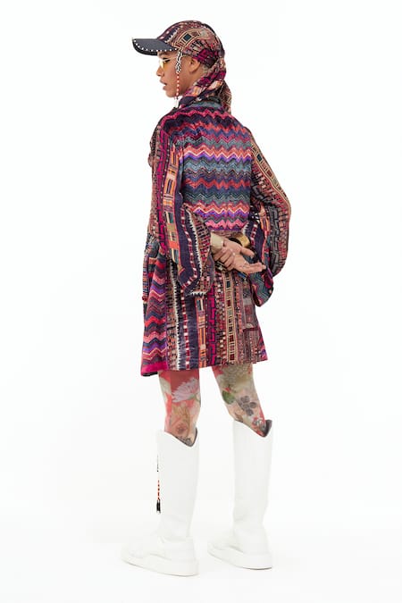 Aseem Kapoor Mehru Bead Embroidered Dress 