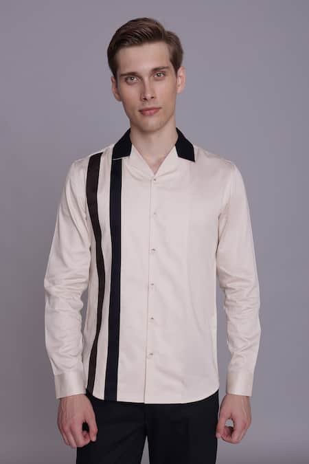 Lacquer Embassy Najo Striped Pattern Shirt 