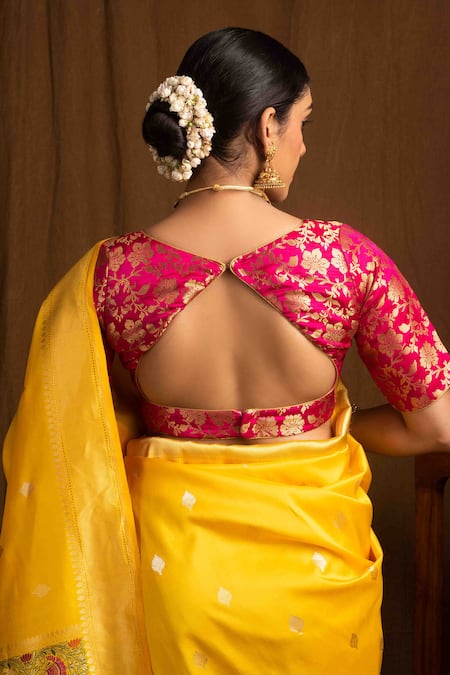 Devissha Floral Woven Blouse 