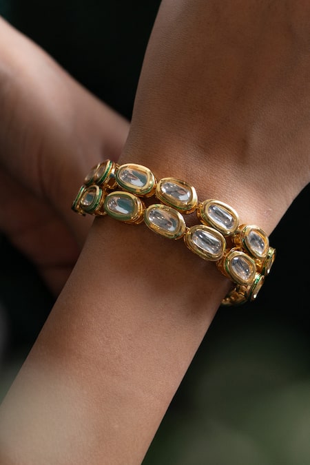 Royal Radiance Kundan Bracelet | FashionCrab.com | Exclusive designer  jewellery, Online earrings, Indian jewellery online