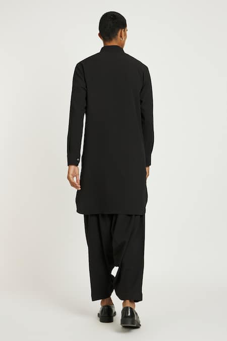 Nautanky Coal Pathani Kurta With Salwar 