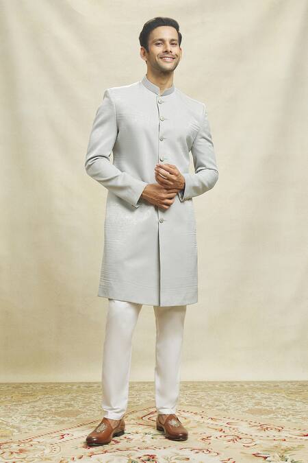 Buy Alaya Advani Grey Zero Velvet Foliage Vine Embroidered Bundi Kurta Set Online at Aza Fashions Buy_Alaya Advani_Grey Zero Velvet Foliage Vine Embroidered Bundi Kurta Set_Online_at_Aza_Fashions