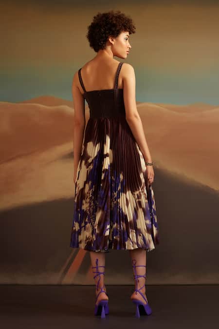 Verb By Pallavi Singhee Printed Corset Dress 