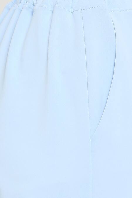 Emblaze_Blue Looper Plain Jogger Pant _at_Aza_Fashions