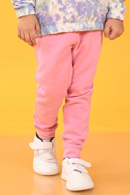 Anthrilo Cream Terrycloth Tie Dye Printed Sweatshirt And Jogger Set Online at Aza Fashions Anthrilo_Cream Terrycloth Tie Dye Printed Sweatshirt And Jogger Set_Online_at_Aza_Fashions