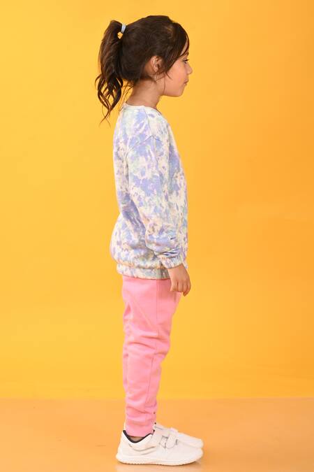 Buy Anthrilo Cream Terrycloth Tie Dye Printed Sweatshirt And Jogger Set Online at Aza Fashions Buy_Anthrilo_Cream Terrycloth Tie Dye Printed Sweatshirt And Jogger Set_Online_at_Aza_Fashions