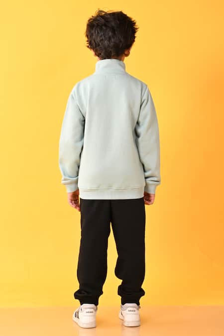Solid Sweatshirt & Sweatpants Set
