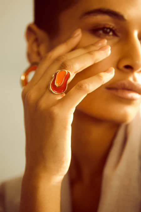 Voyce Jewellery Colva Geometric Shaped Ring 