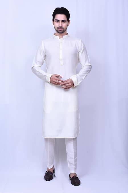 Arihant Rai Sinha Floral Placket Work Kurta With Pant 