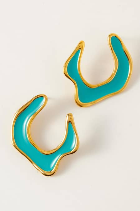 Voyce Jewellery Hawaii Abstract Shaped Earrings 