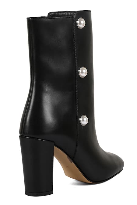 Ankle boots with on sale pearls