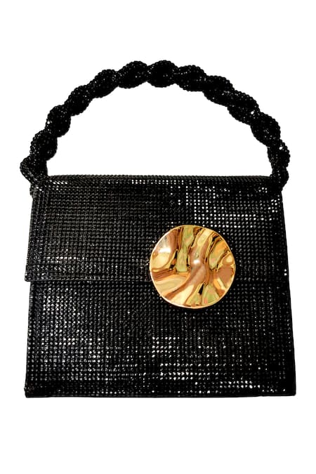 X Feet Above Bijoux Rhinestone Embellished Mini Bag 