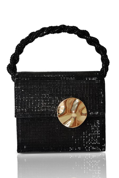 X Feet Above Bijoux Rhinestone Embellished Mini Bag 