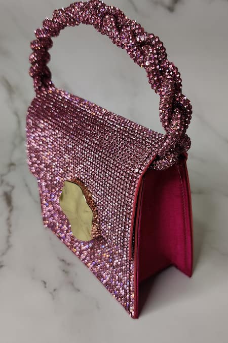 X Feet Above Bijoux Embellished Structured Mini Bag 