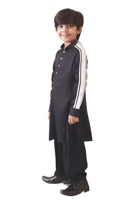 Partykles Cotton Silk Kurta Set 